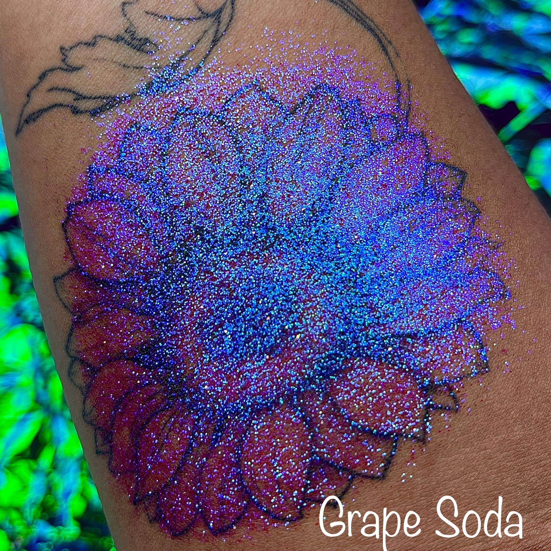 Grape Soda Glitter Gel