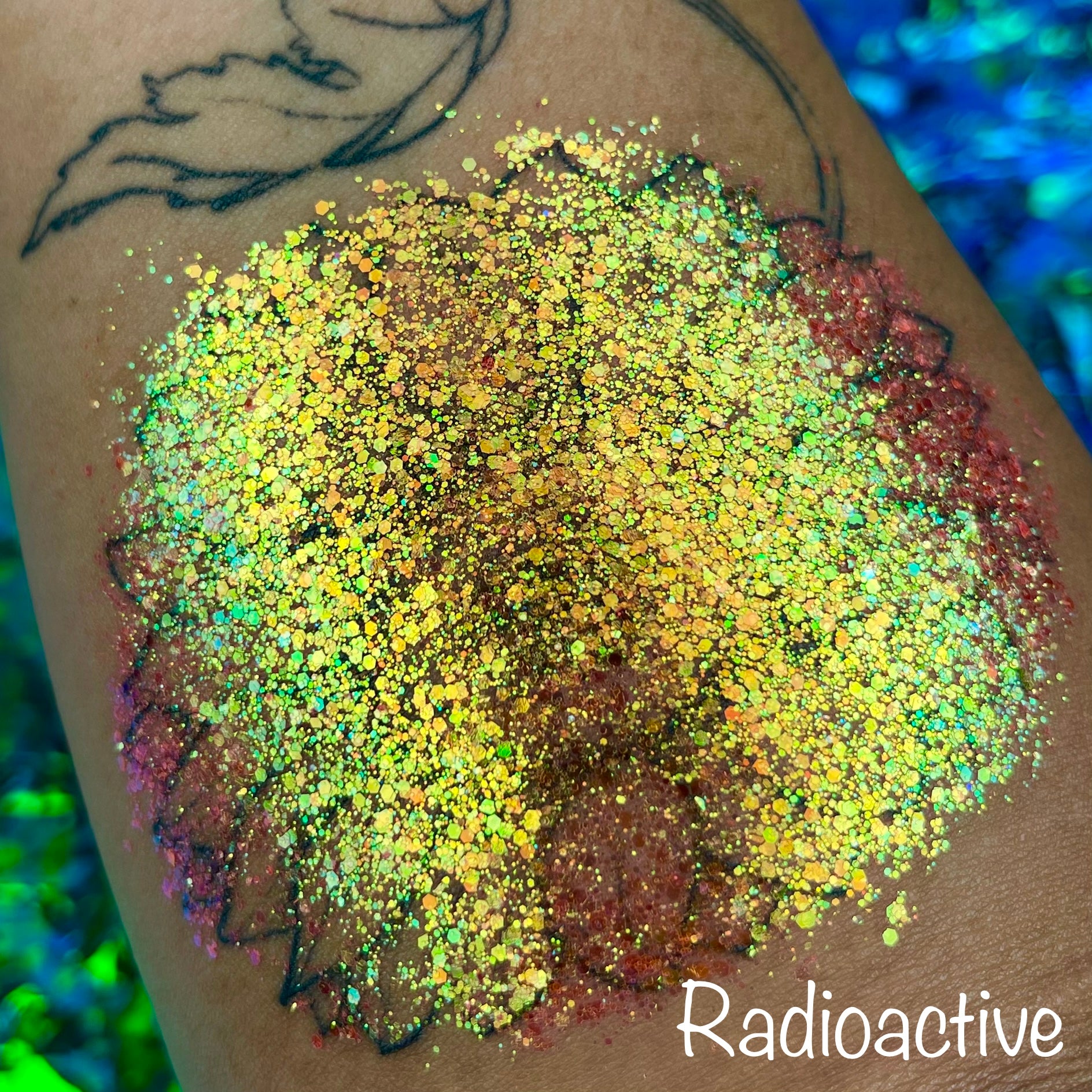 Radioactive Glitter Gel