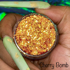 Cherry Bomb Glitter Gel