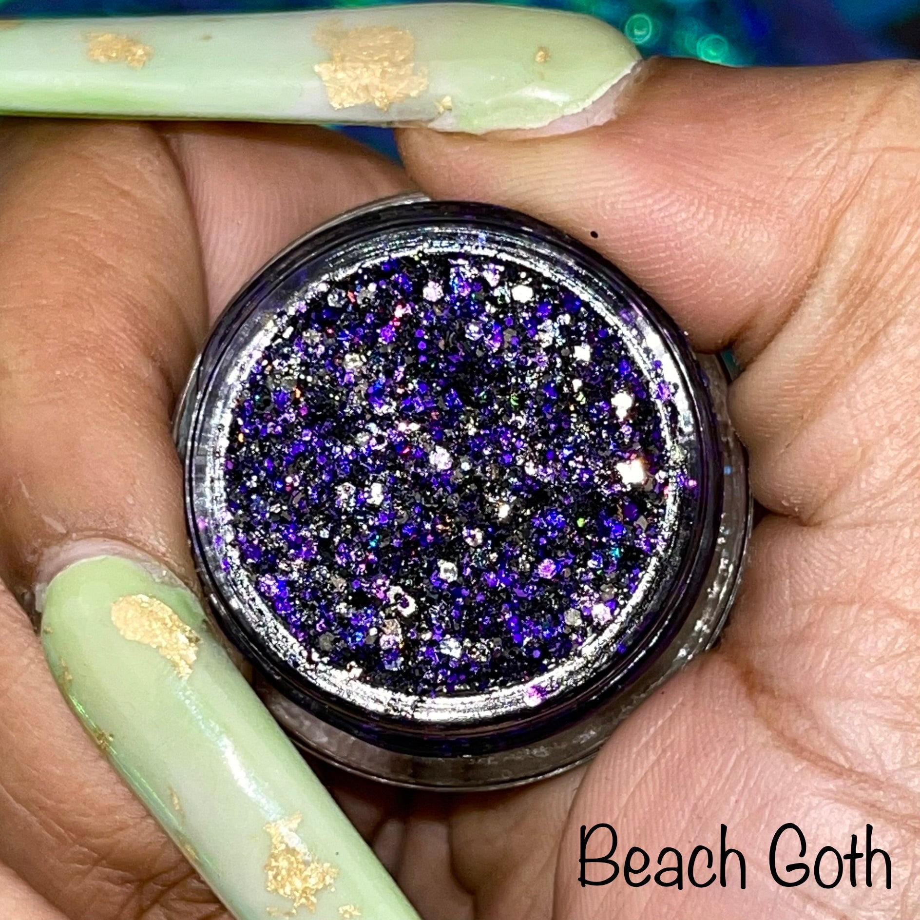 Beach Goth Glitter Gel (Cryptfairy)