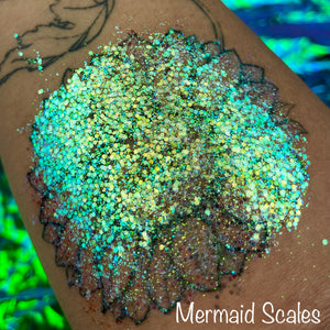 Mermaid Scales Glitter Gel